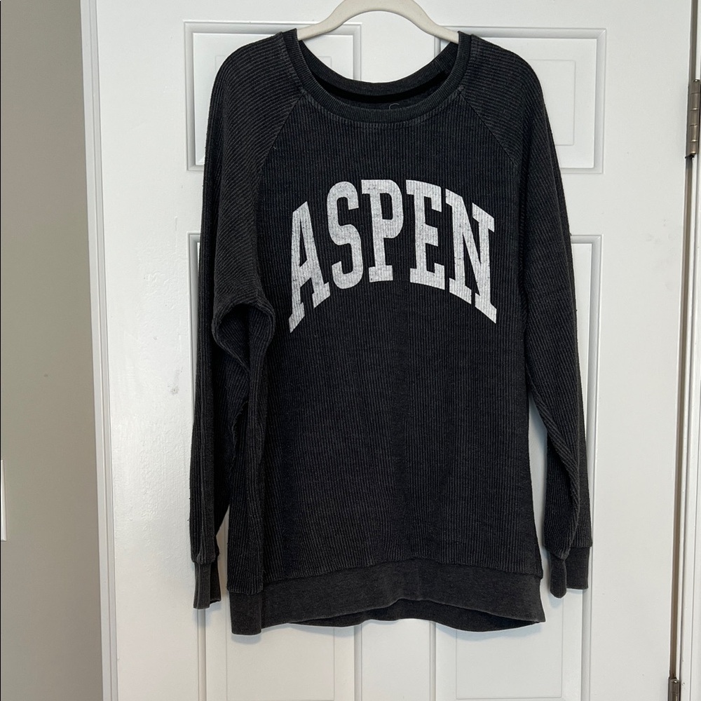 Thread & Supply Charcoal Gray Sweater